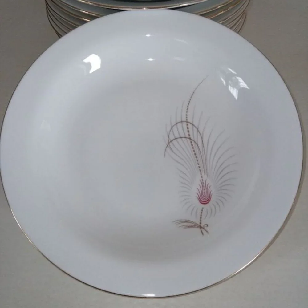 RHEINPFALZ HARTPORZELLAN: 12 porcelain soup plates - Picture 3 of 4